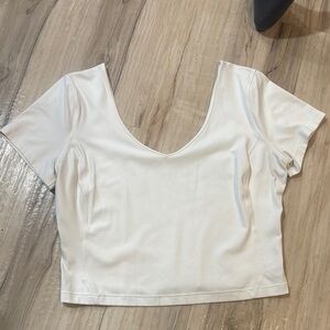 Lululemon Align Cropped Tee Sz 10